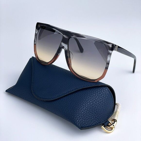 NEW Loewe LW40001F FILIPA 20B Trasparent Grey Gradient Shield Women Sunglasses - Picture 1 of 10